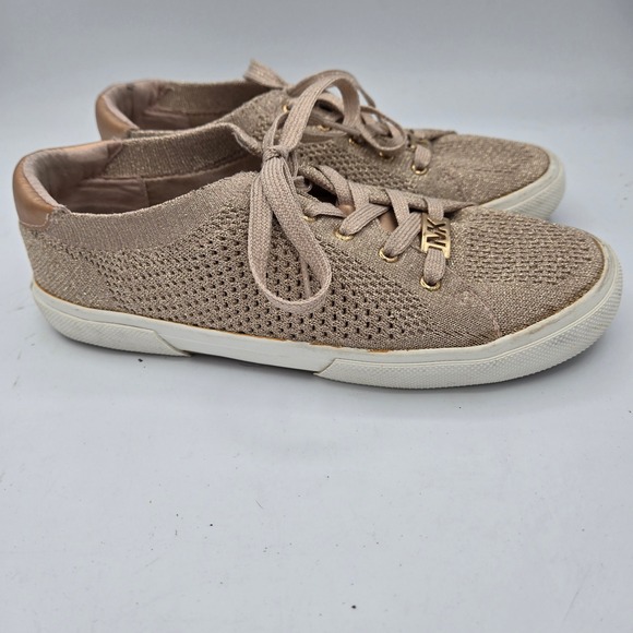 Michael Kors IMA Knit Blush Slip On Sneakers Women's Size 5 - Picture 1 of 8